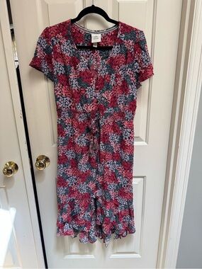 Knox Rose Floral Midi Dress with Tie Waist